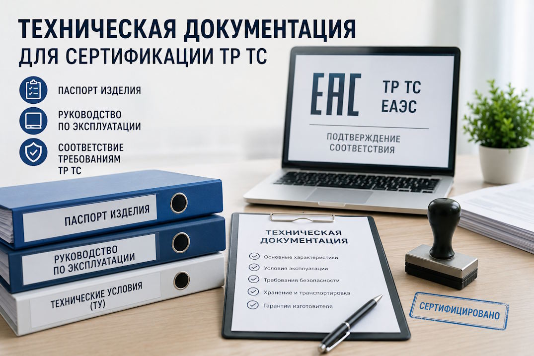 Документы для сертификации и декларировании продукции ТР ТС
