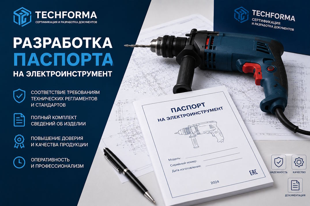 Разработка паспорта на электроинструмент
